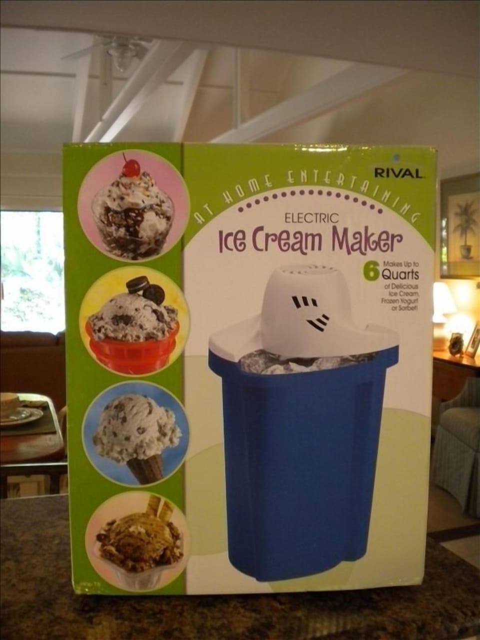 Homemade Ice Cream Helps Make Fun Summer Family Memories after the Beach.