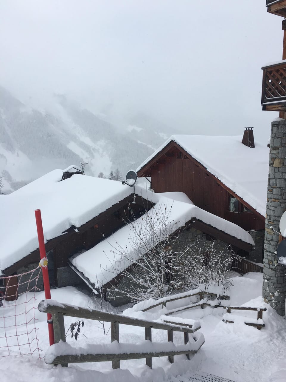 Steps Leading to the slopes 