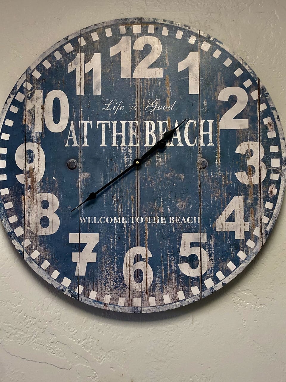 Where you'll be ... at the beach.