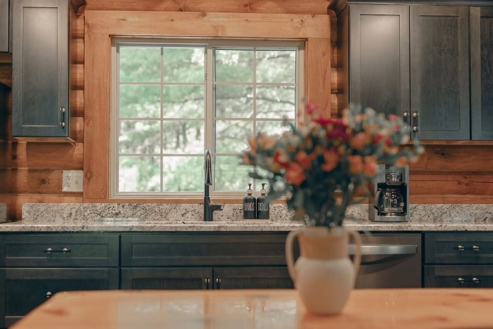 Fully stocked kitchen for all your cooking and baking needs!