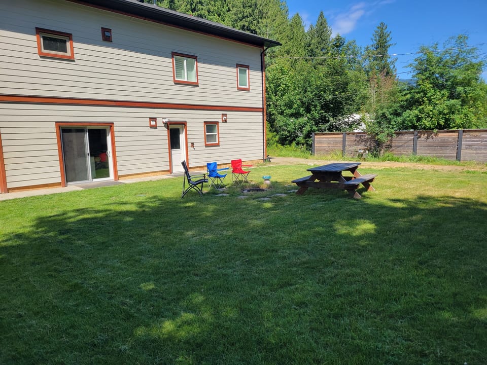 Large private yard.