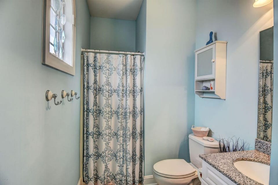 Full bathroom with shower