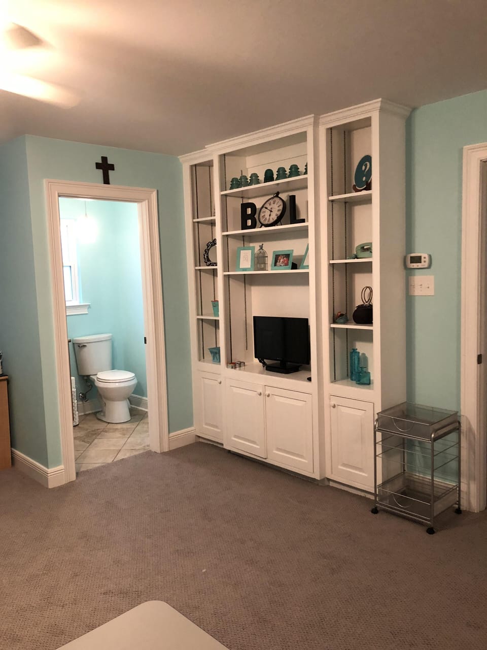 Bedroom #4 with half bath