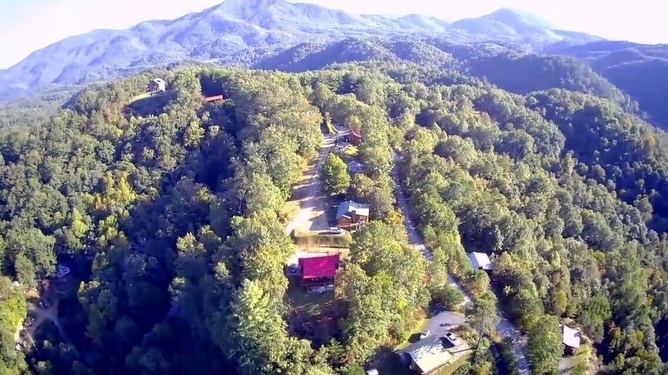 Areal View of our cabin!  