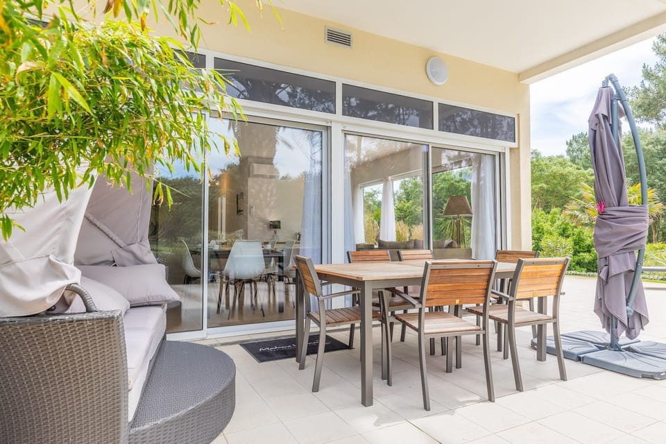 Sit out on your gorgeous terrace or balcony and enjoy a meal (please note that views vary).