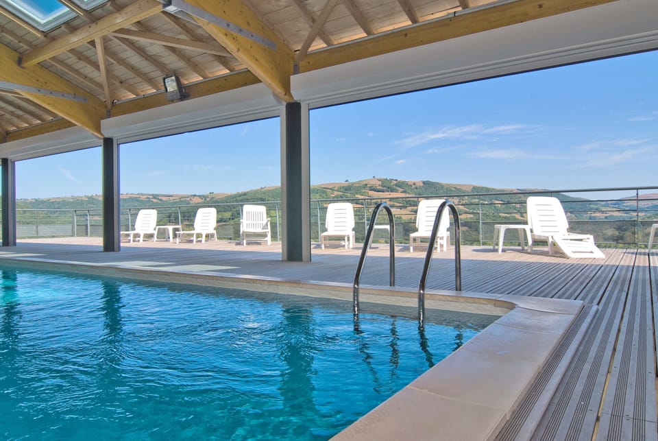 Spend time in the pool with your friends or family.