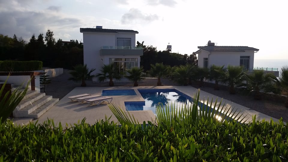 View of No.5 from the terrace of our other villa No.15