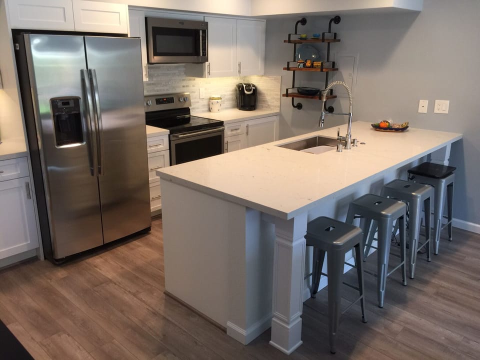 All new kitchen and appliances, all LED lighting, custom soft-closing cabinetry