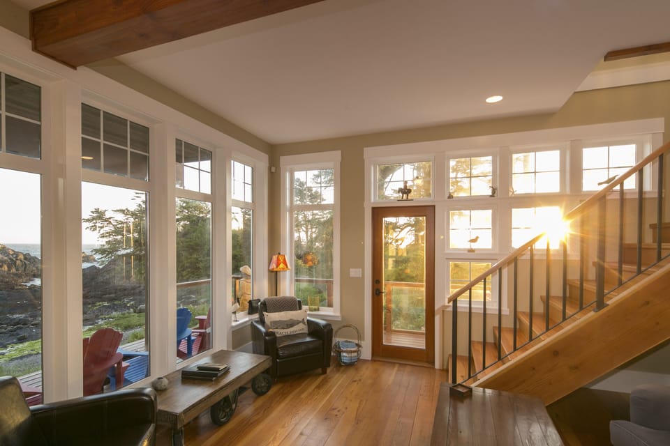 Floor to ceiling windows