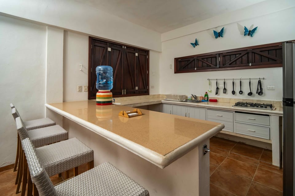 Kitchen with counter