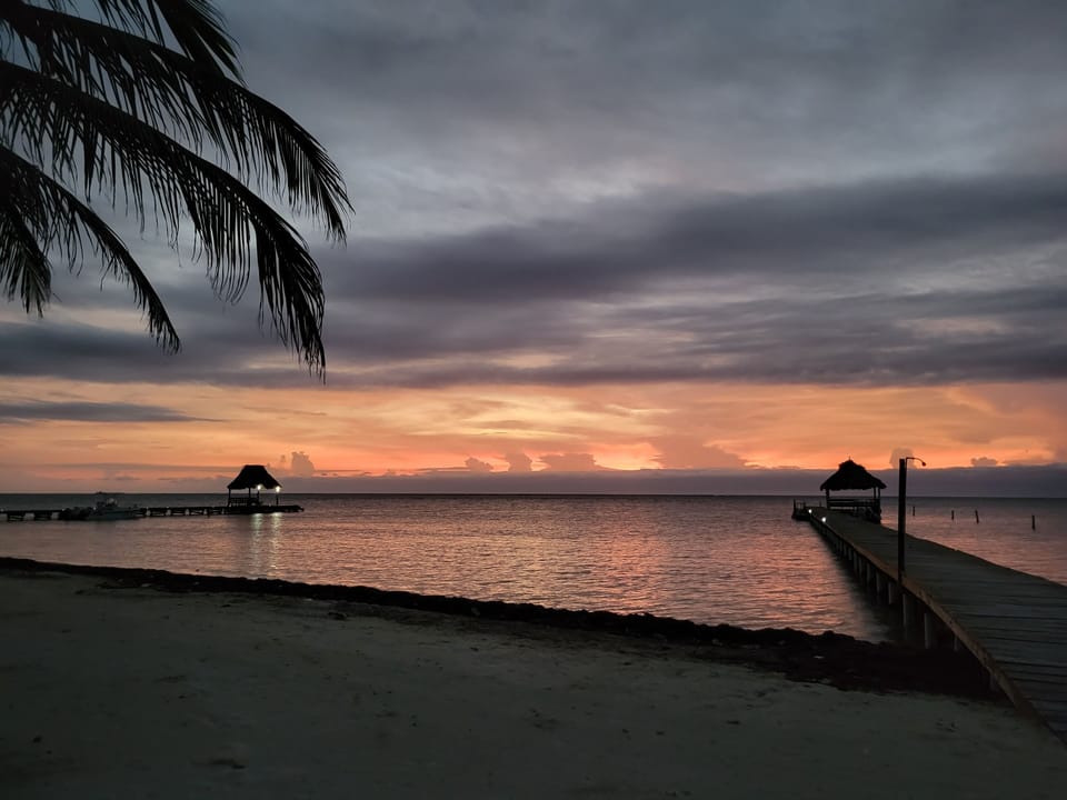 Sunrise from beachfront