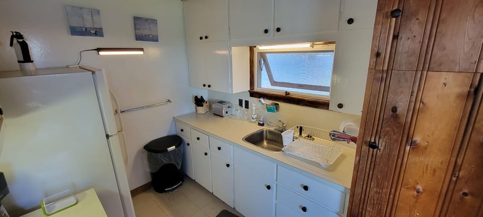 New touch ups to the kitchen and added a new light