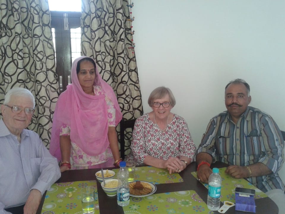 Dinner with local family