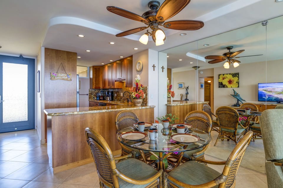 A cozy eating area.