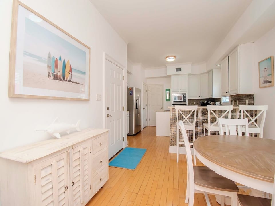 Dining and kitchen