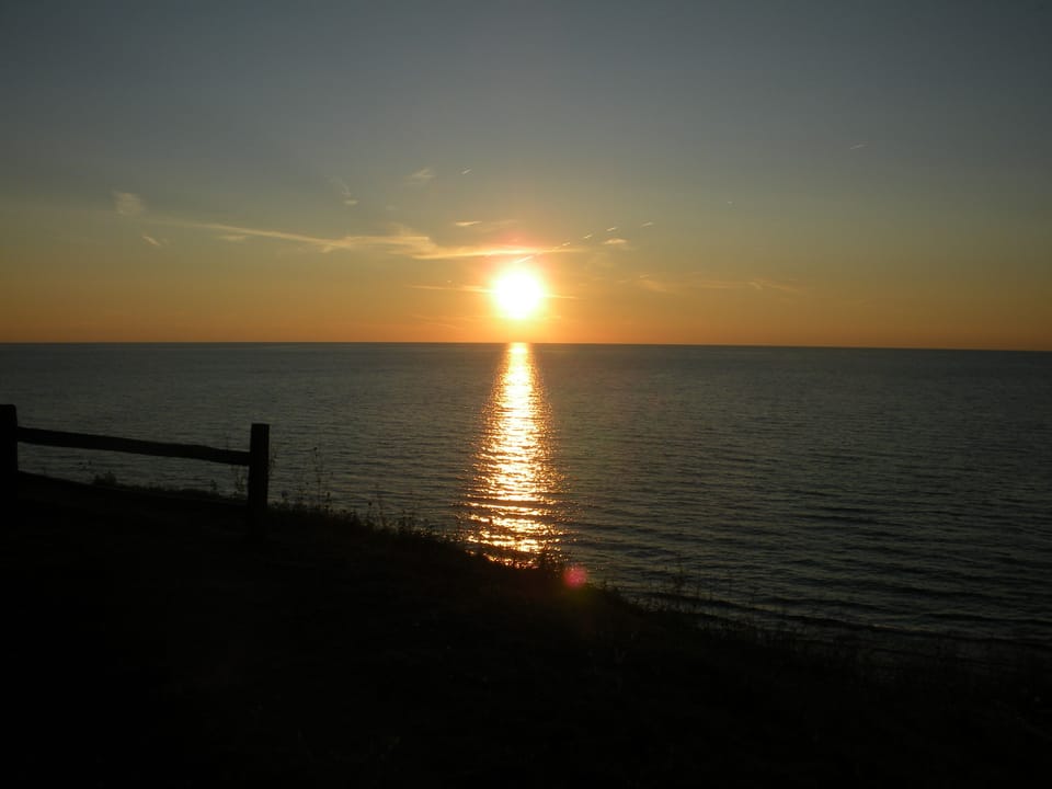 Sunset from our deck