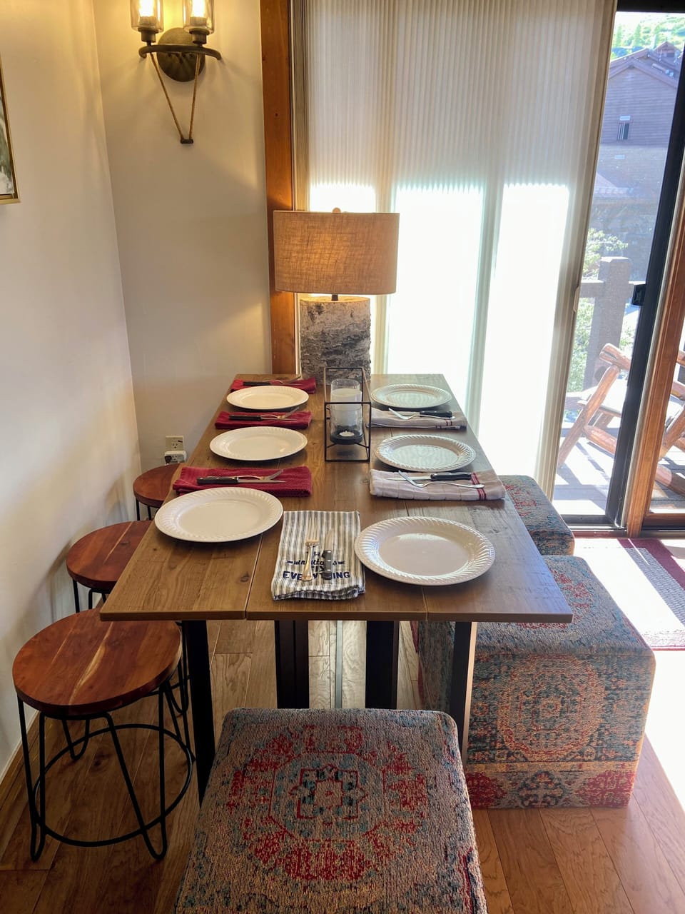 Drop leaf table can be used as dining table