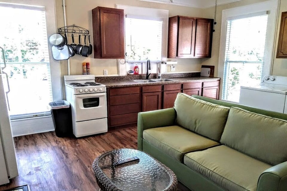 Kitchen, but I have a full size smooth cooktop stove now