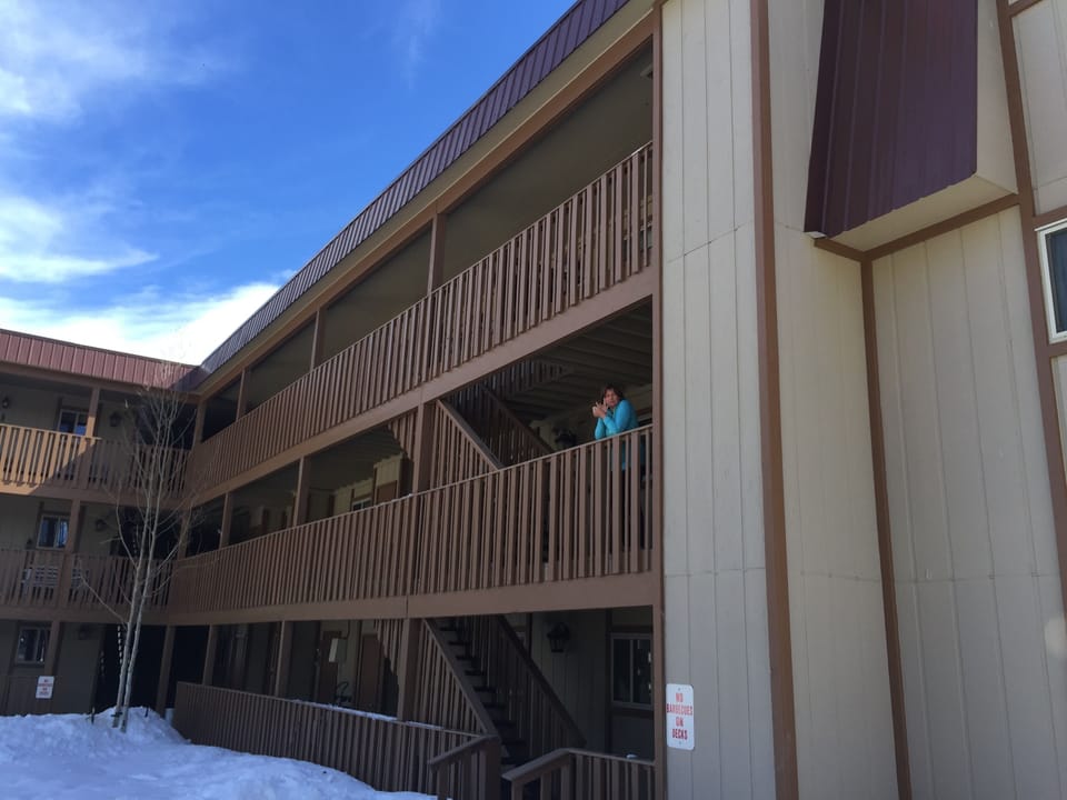 Our condo is located on the 2nd floor in the corner. 