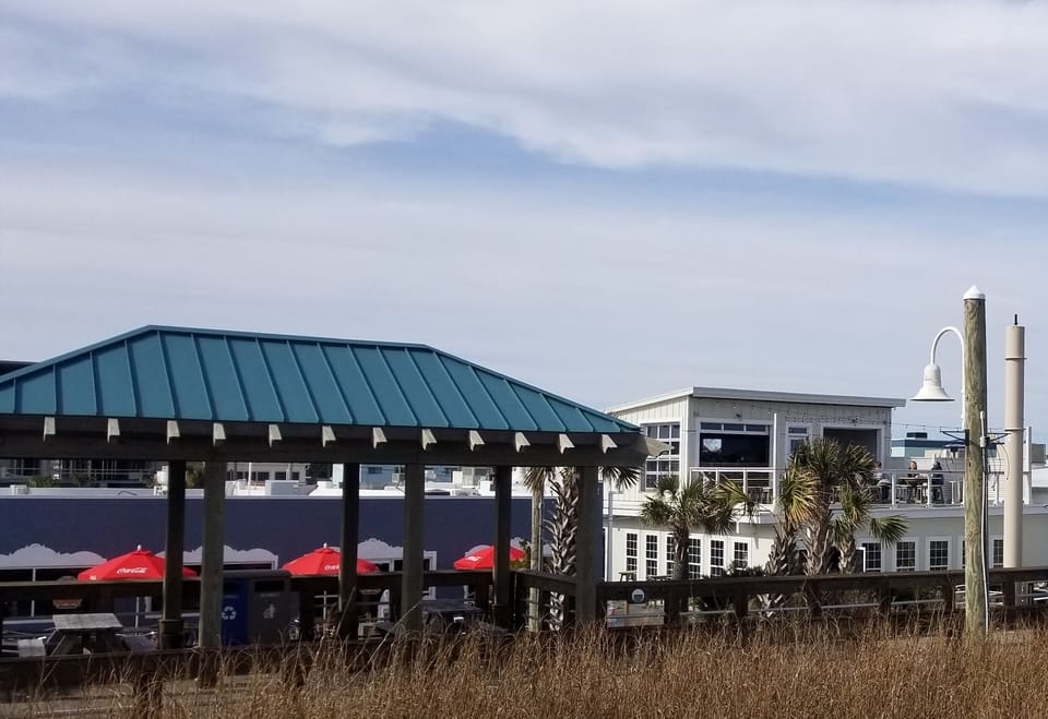Boardwalk and Central Business District are approx 1 mile south