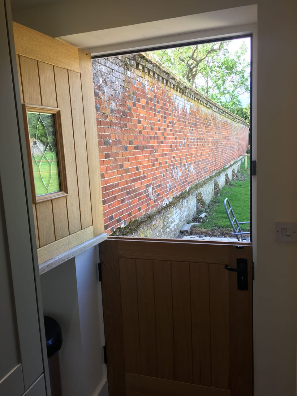 Stable Door from utility room