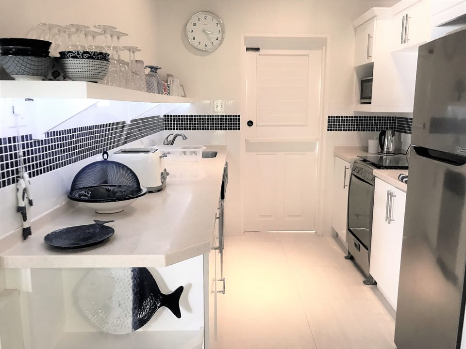 Contemporary kitchen with modern appliances