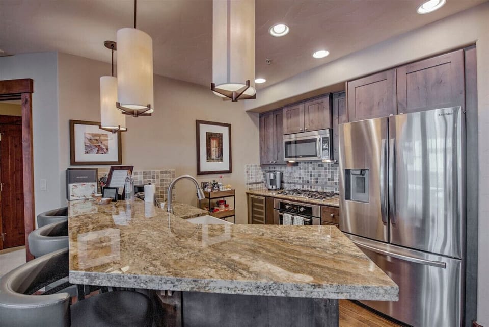 The kitchen is fully updated and stocked with everything you need.