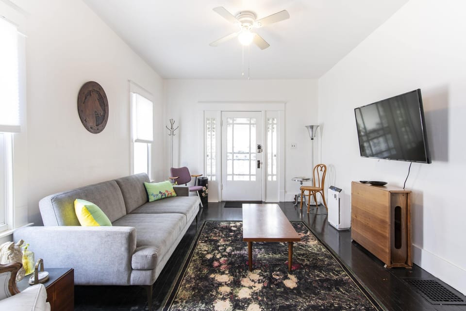 Main living room - adjustable position flat screen tv.  Netflix and amazon prime