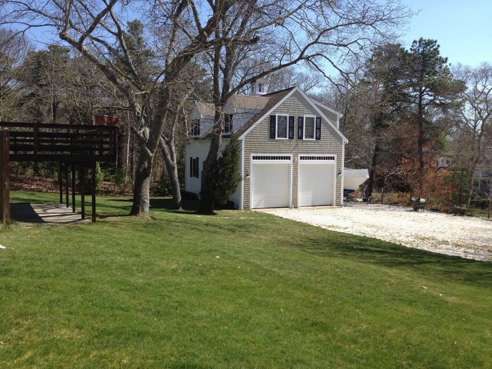 Driveway and yard