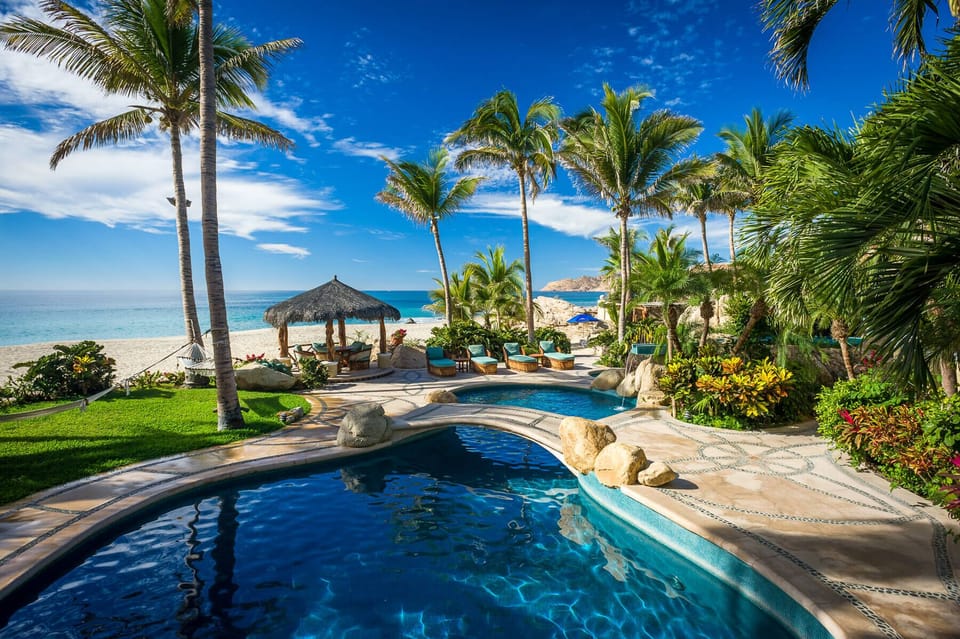 Spend the day lounging near the pool with a spectacular beachfront view of the Sea of Cortez!