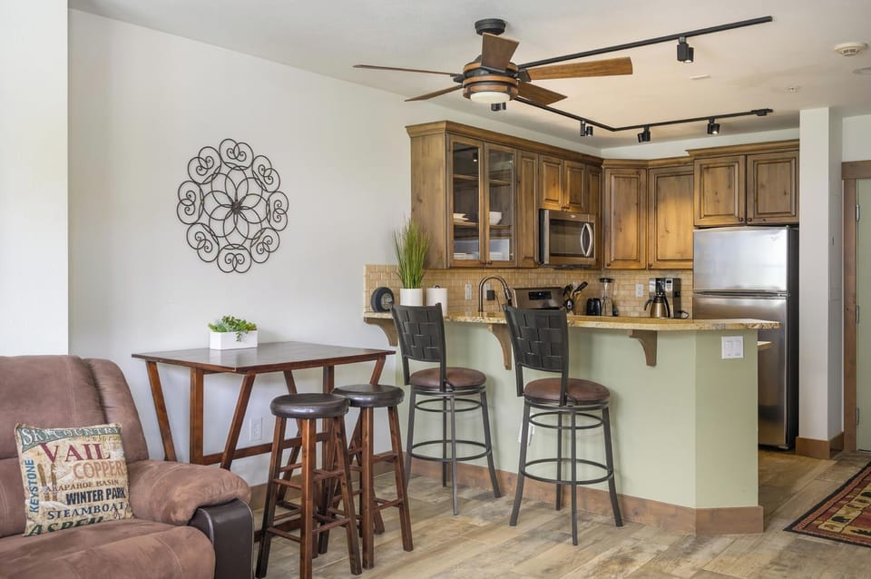 Seating for two at the quaint dining room table