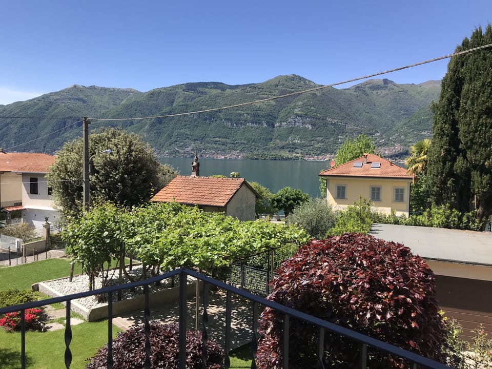 View from the apartment and its garden