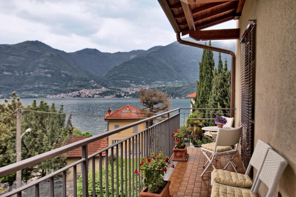 Como Lake view from the Ocra apartment terrace