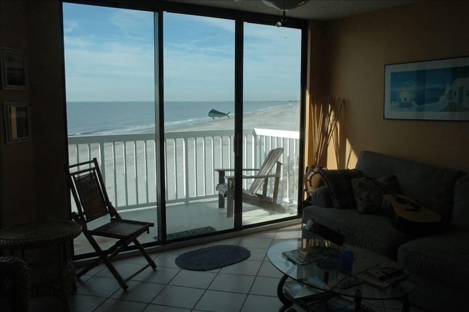 The view from the living room