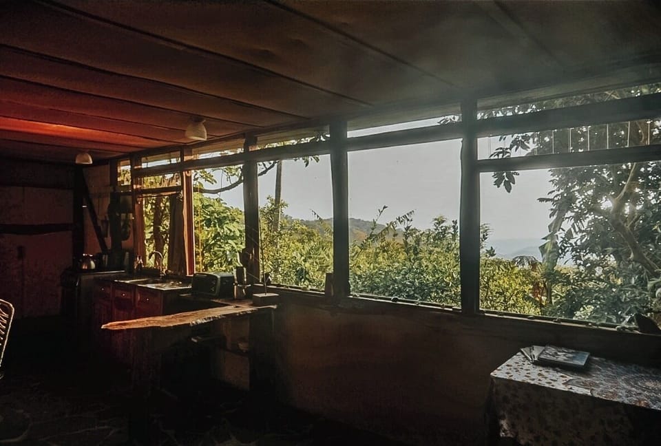 Picture windows run the length of the cabin, and look out to the Gulf of Nicoya
