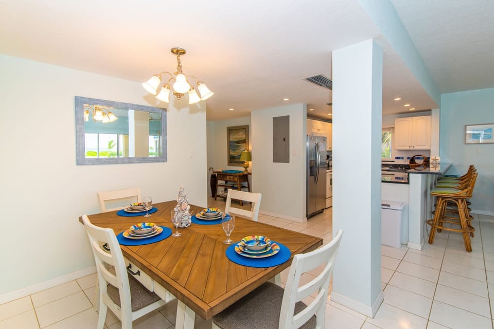 Views from the dining room out your 40 foot screened in porch! 