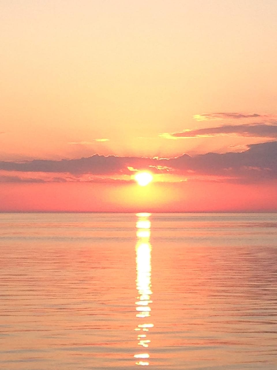 Beautiful Lake Michigan Sunset...less than a 1/2 mile from Bear Haven