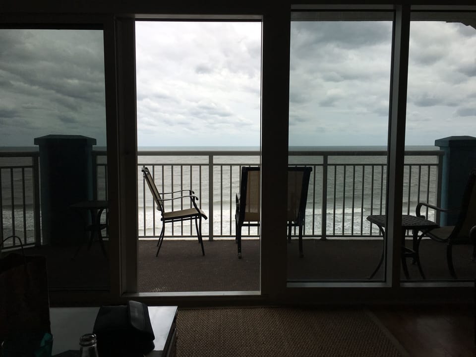 Just another day in Paradise! All you see is the sky & ocean waves. 