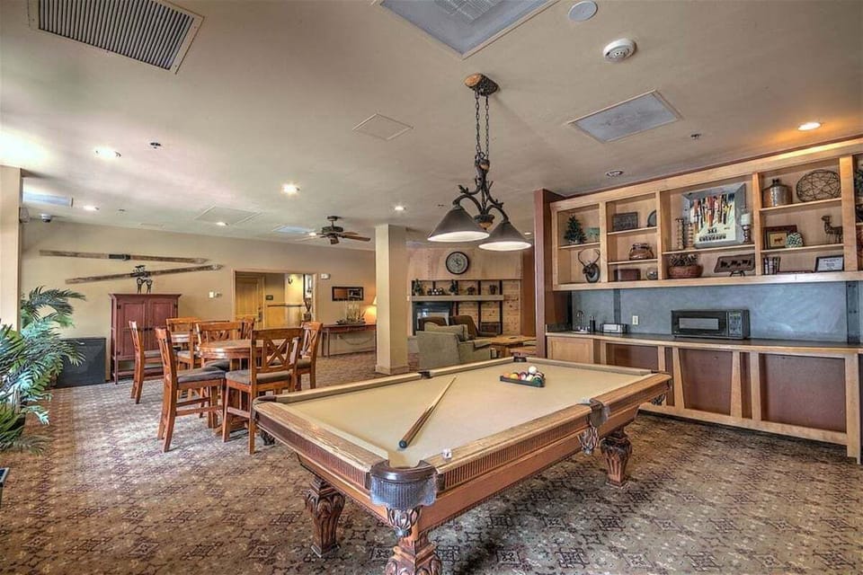 Lounge or common lobby area of River Run Village Condos