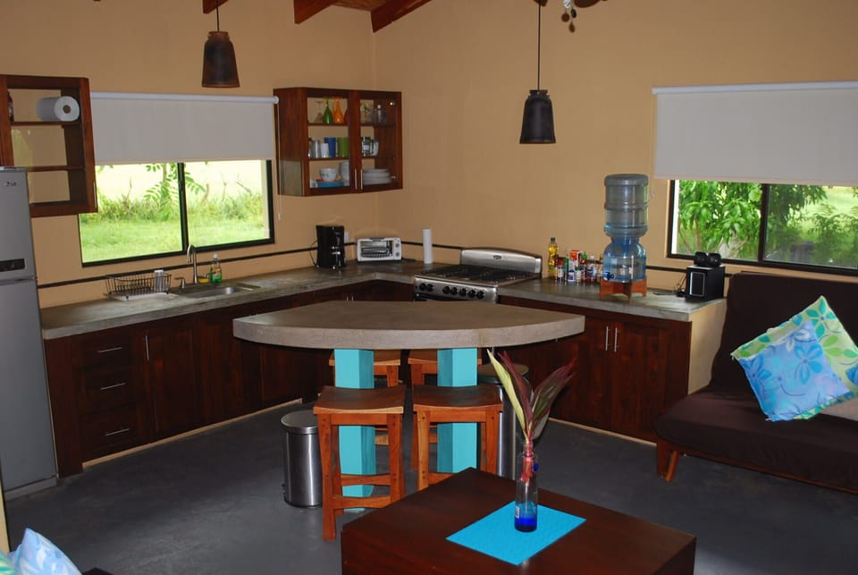 Kitchen with all you need to prepare meals & snacks!  Chef can be included!