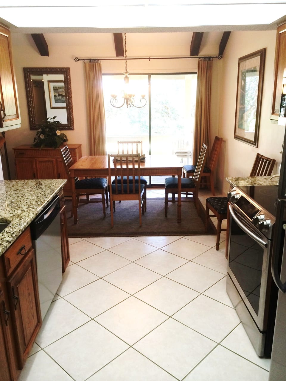 New Granite Tops and Oven in Kitchen!