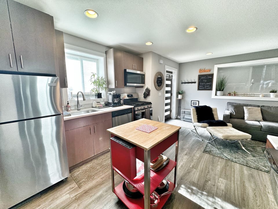 Living, Dining, Kitchen