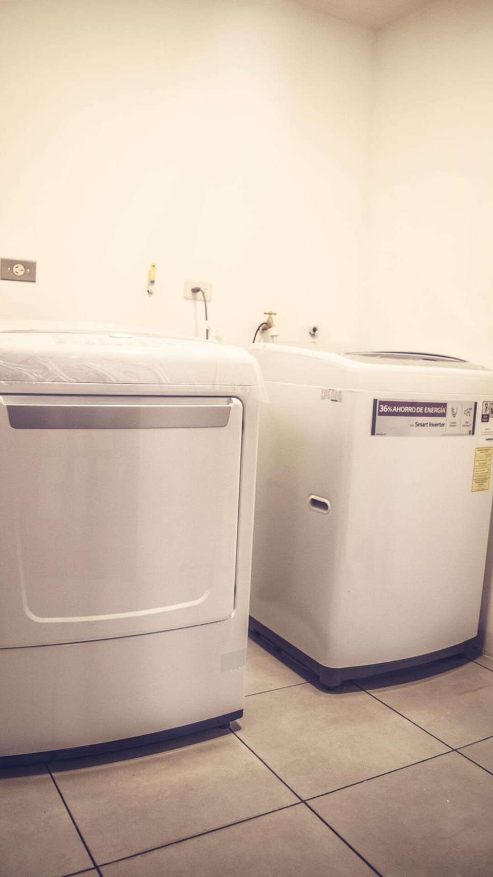 laundry room inside the apartment