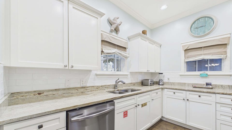 Full kitchen with all the cooking essentials and modern appliances