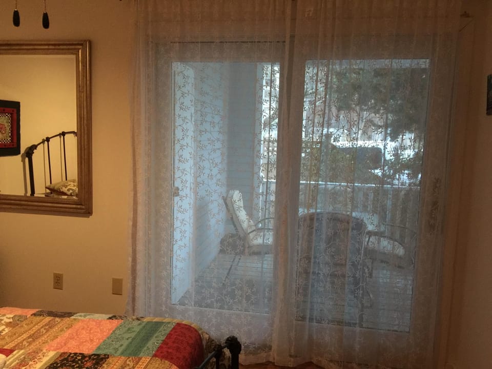 Bedroom Has Private Deck