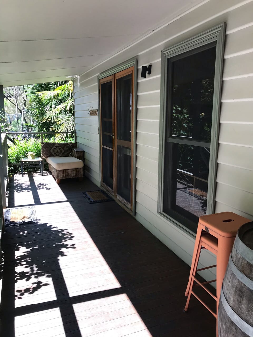 Front deck