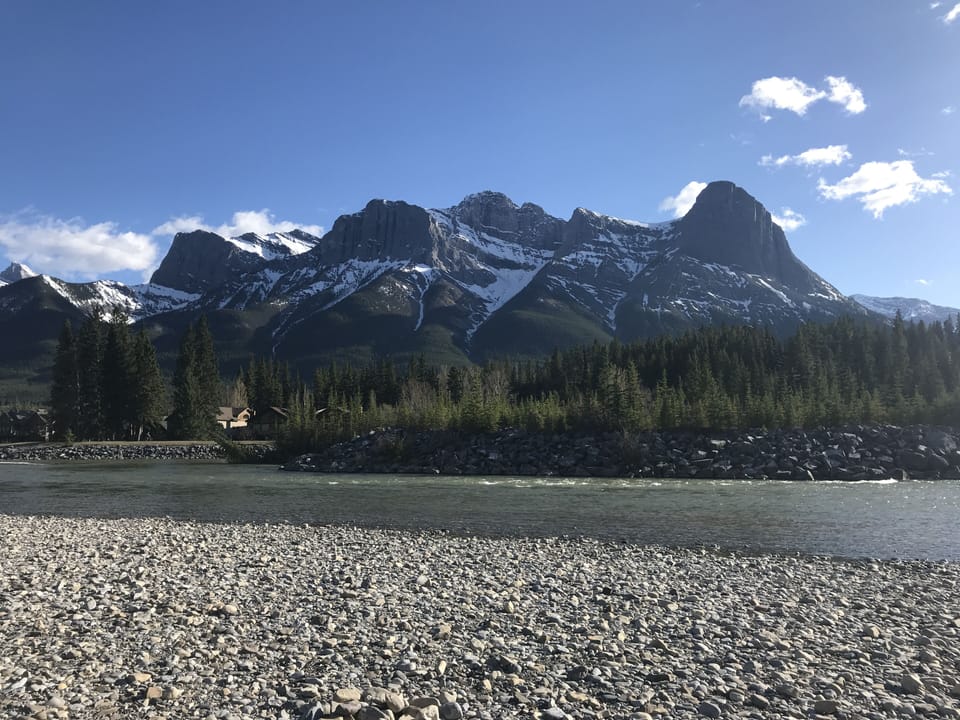 Canmore Mountain Views and Bow River