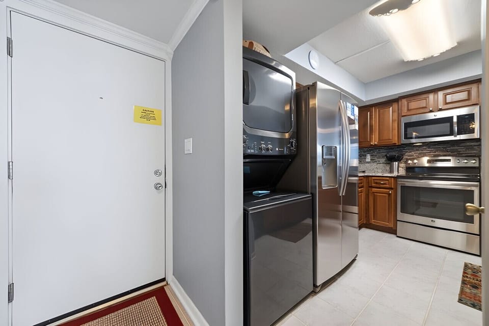In unit washer and dryer