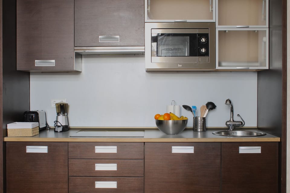Fully-equipped kitchen area