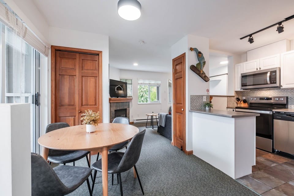 Dining and kitchen area